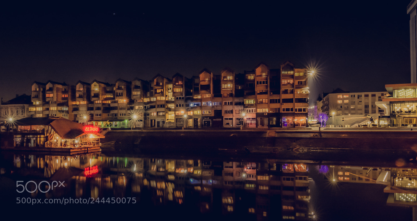 Nikon D7100 sample photo. Osijek at night photography