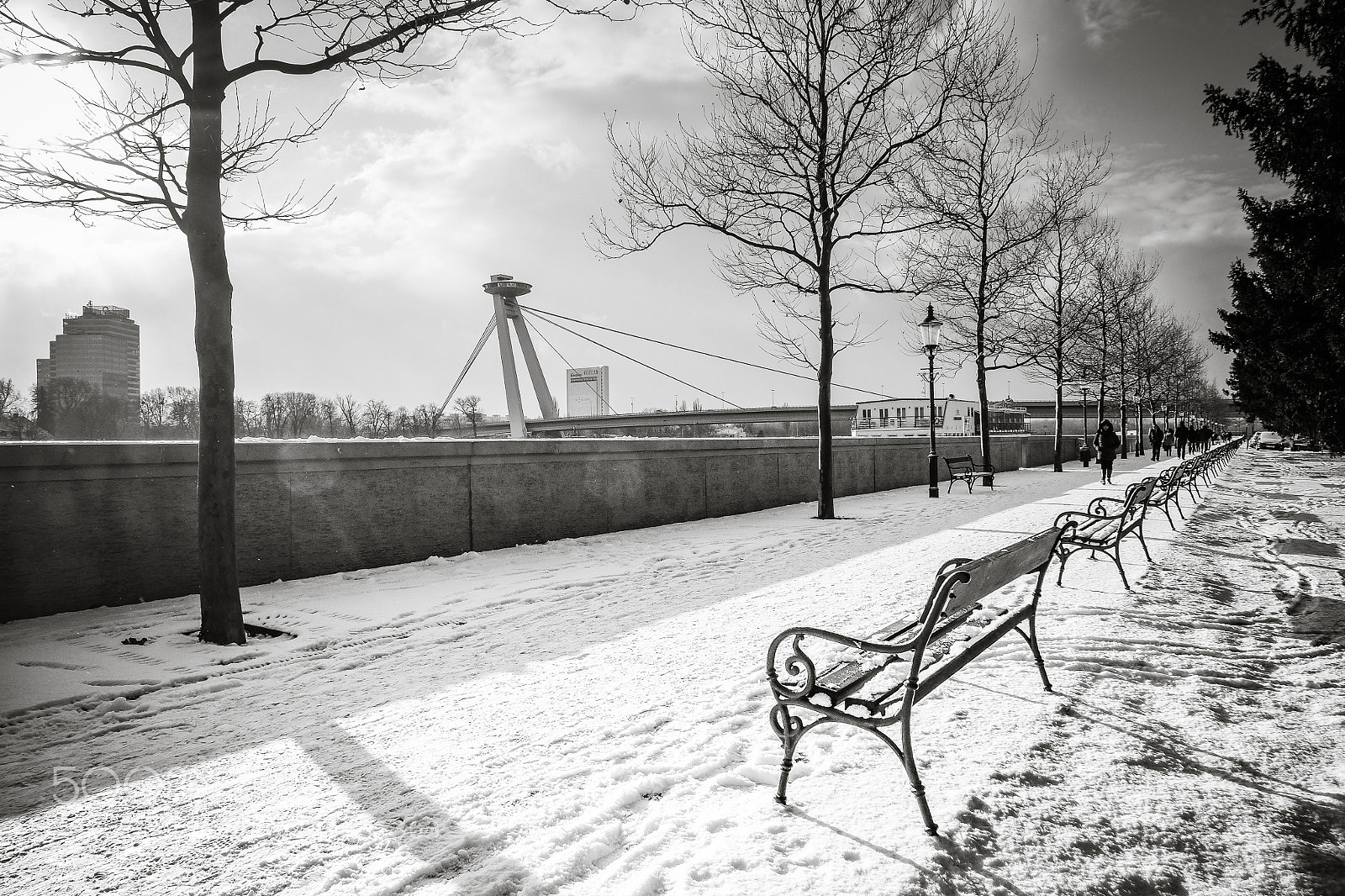 Fujifilm X-T10 sample photo. Bratislava winter photography