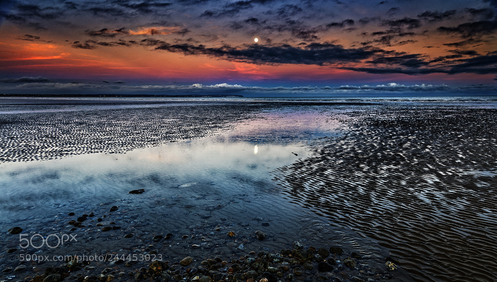 Canon EOS 5DS sample photo. Moon tide photography