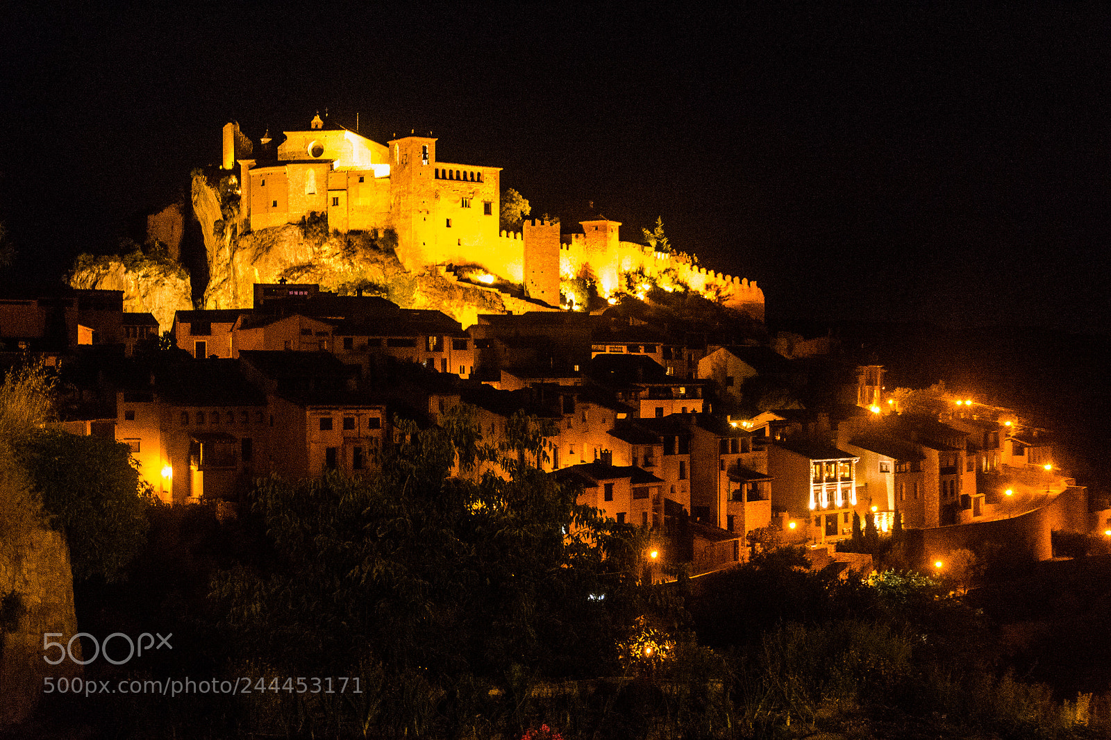 Nikon D7200 sample photo. Alquezar la nuit photography