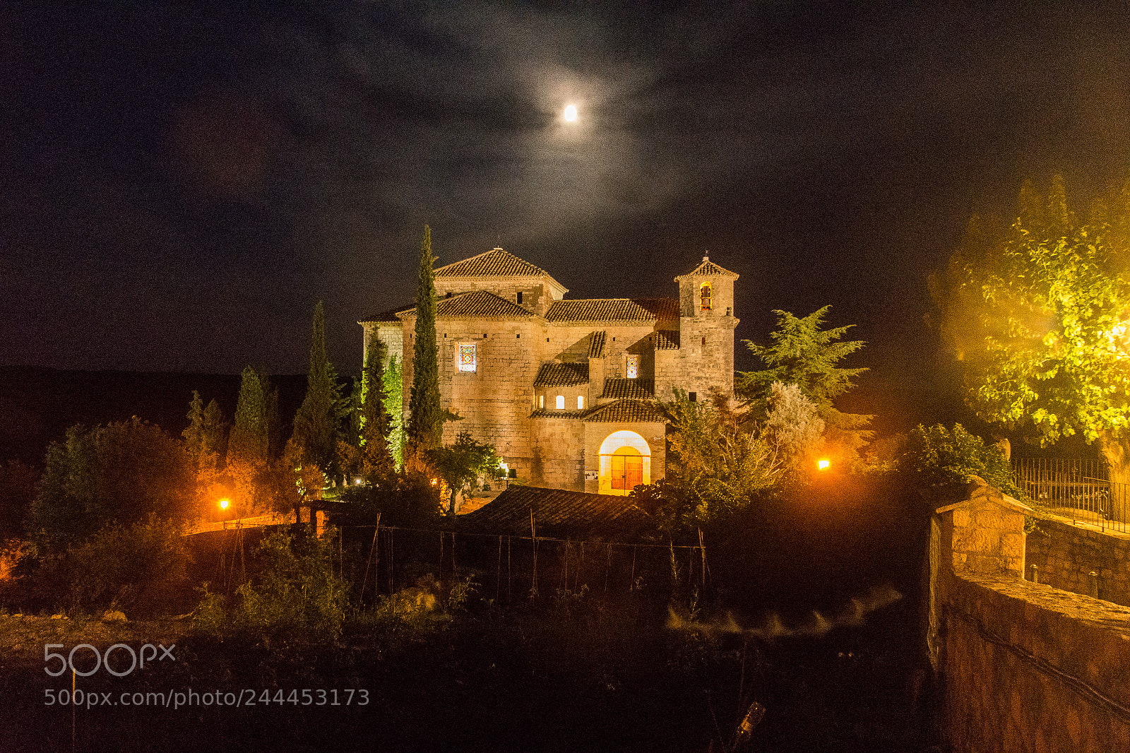 Nikon D7200 sample photo. Alquezar la collégiale photography