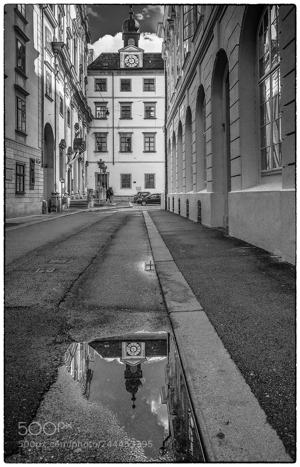 Panasonic Lumix DMC-GH4 sample photo. Reflection on a puddle photography