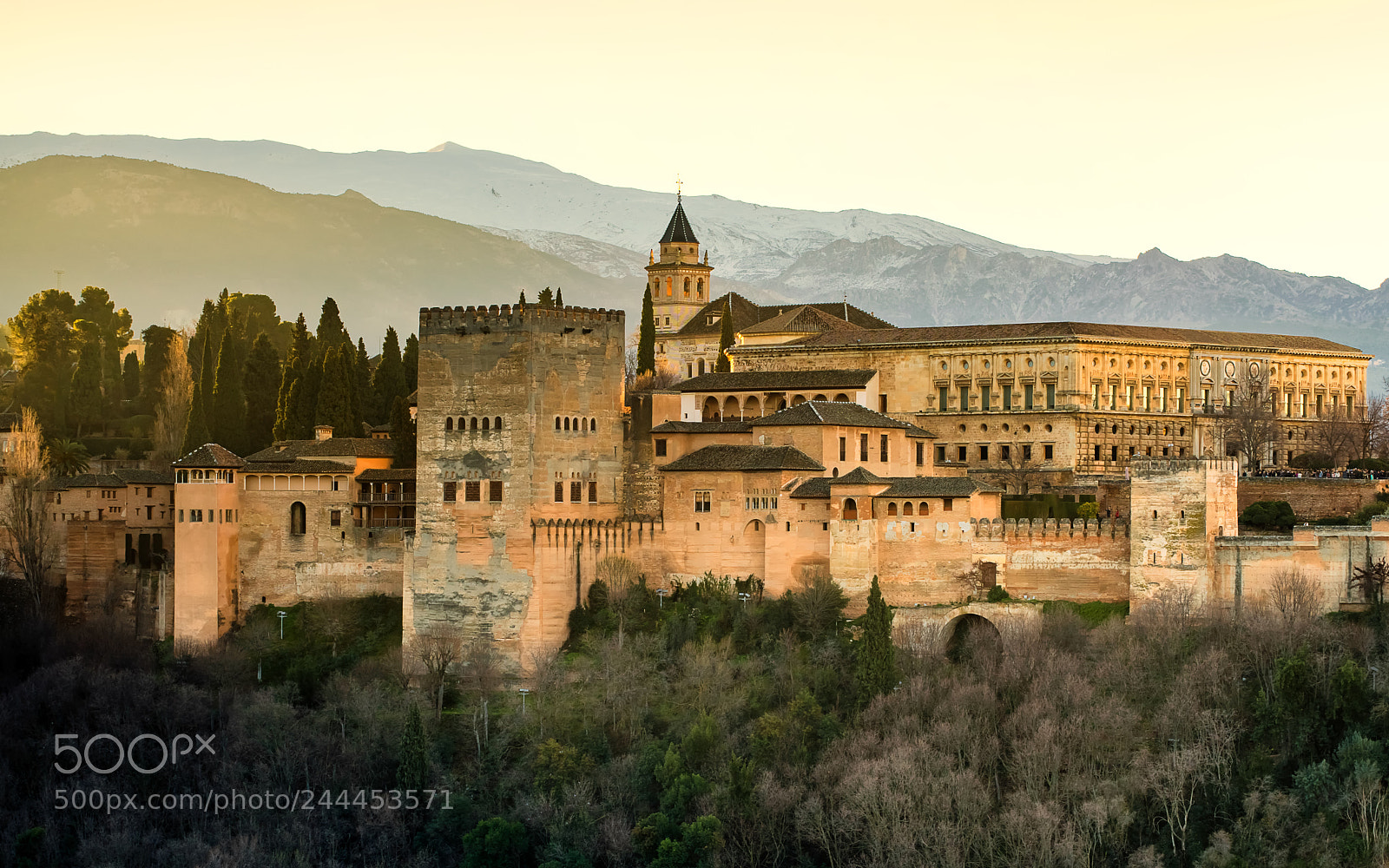 Sony a7 II sample photo. Sunrise over the alhambra photography