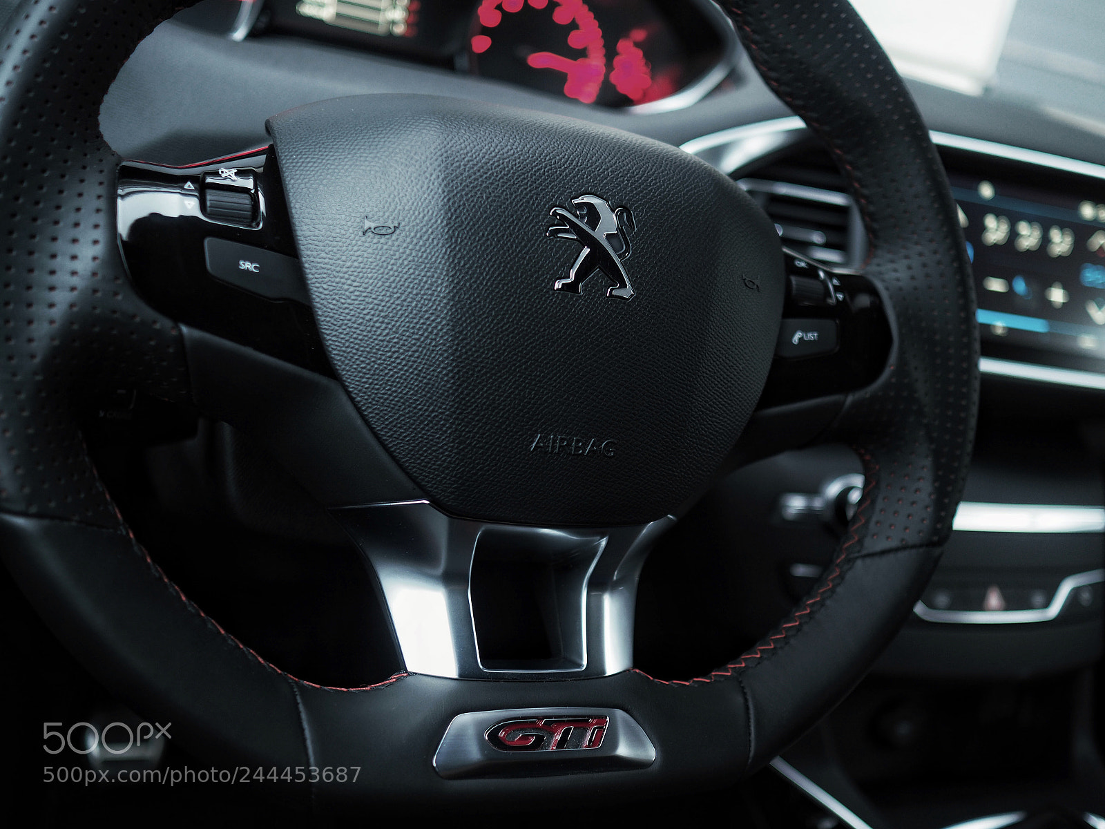 Olympus PEN-F sample photo. Peugeot 308 gti photography