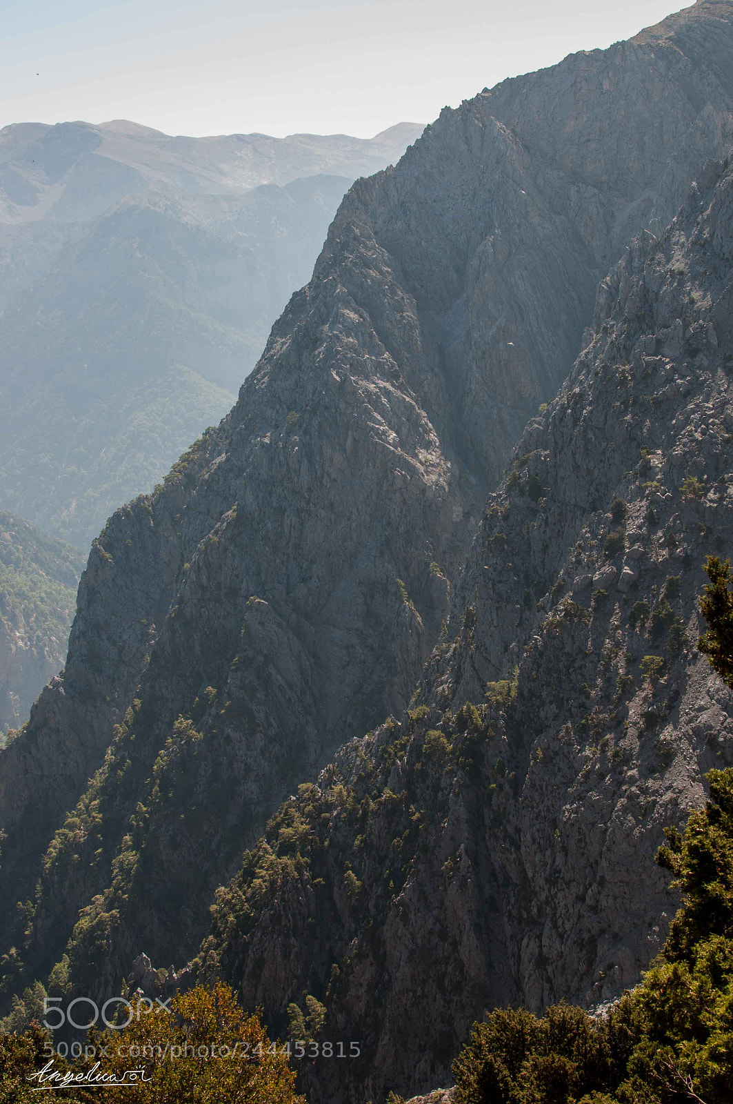 Nikon D5000 sample photo. Into the cretan alps photography