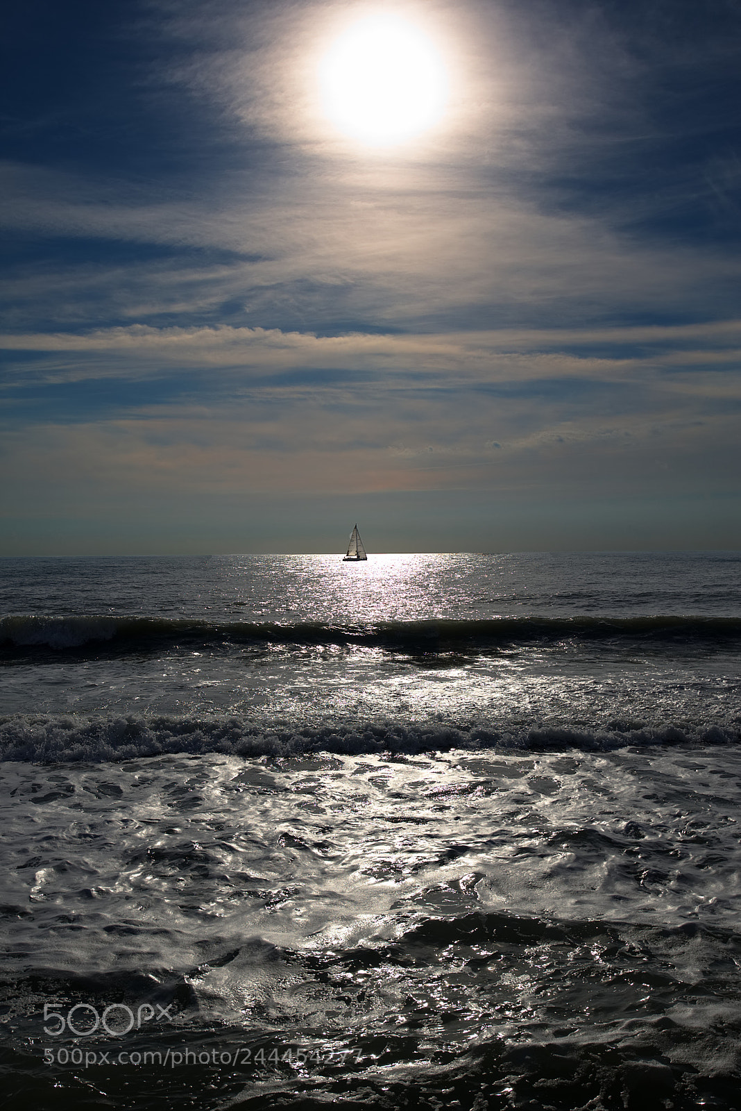 Nikon D600 sample photo. Solitary sailing photography