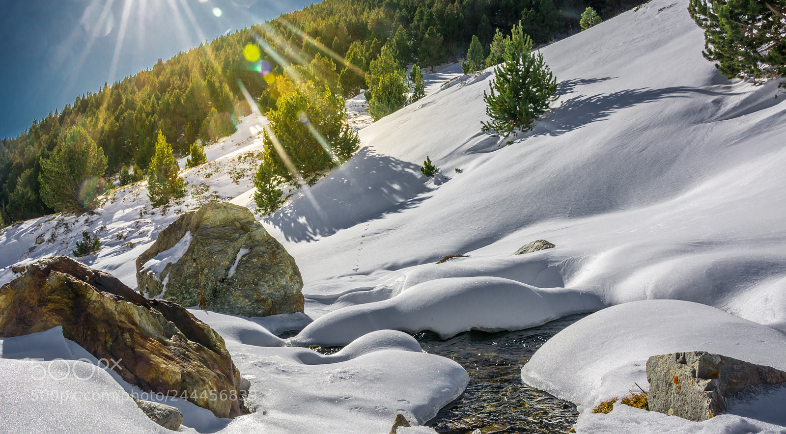 Nikon D7100 sample photo. Landscape with snow and photography