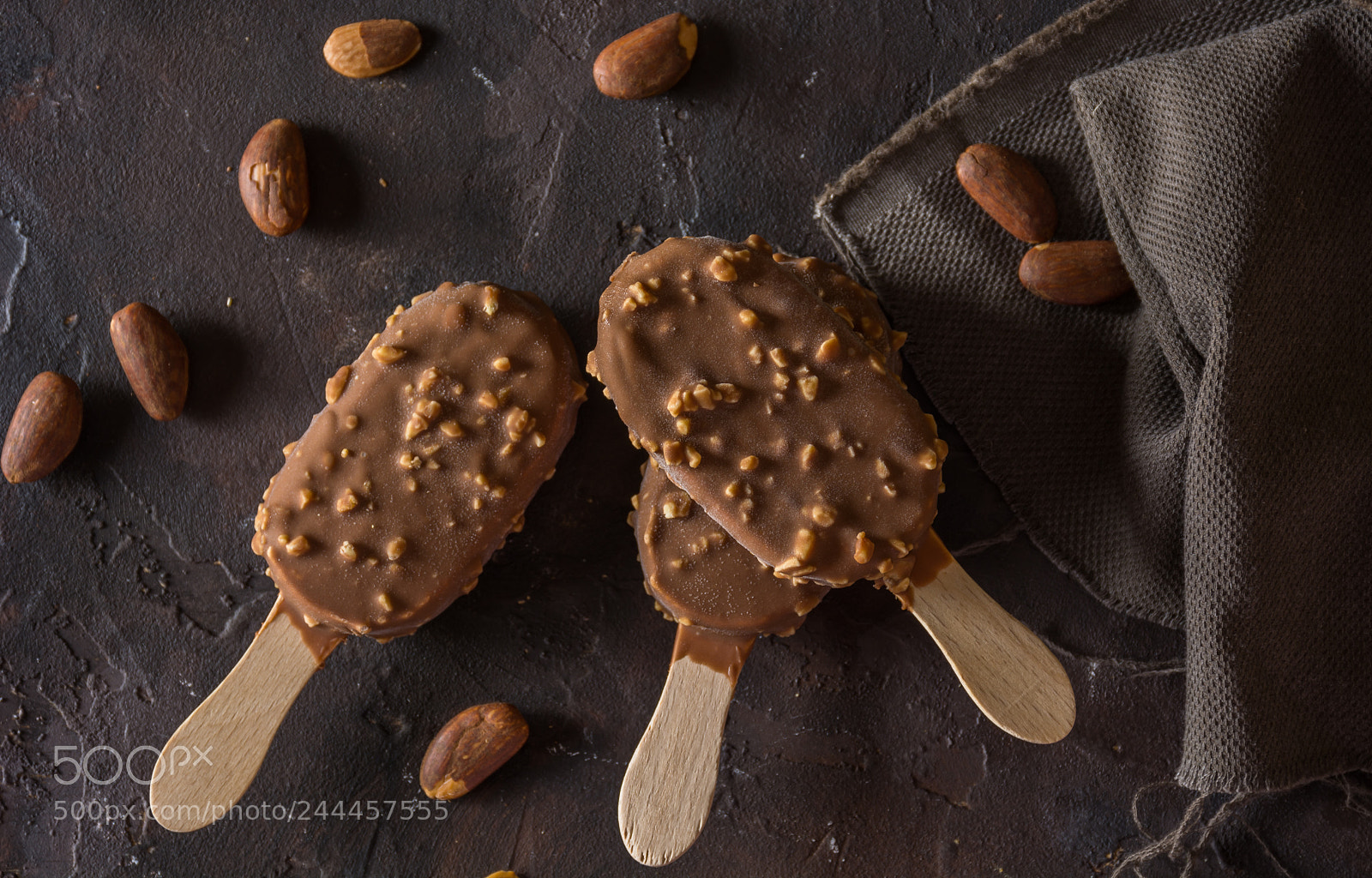Nikon D7100 sample photo. Vanilla almond ice cream photography