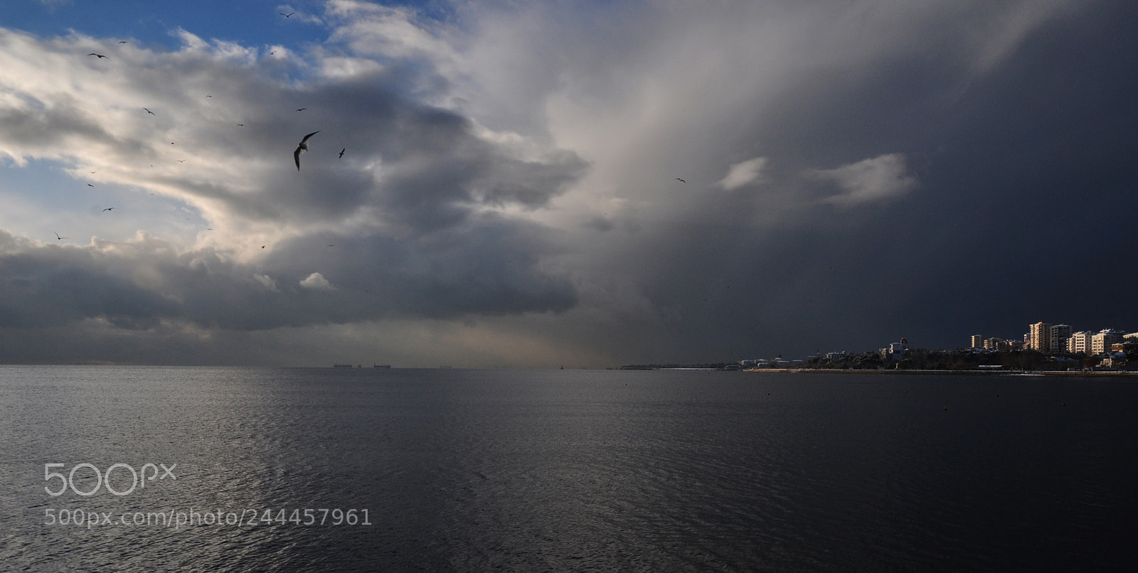 Nikon D90 sample photo. Storm in marmor sea photography