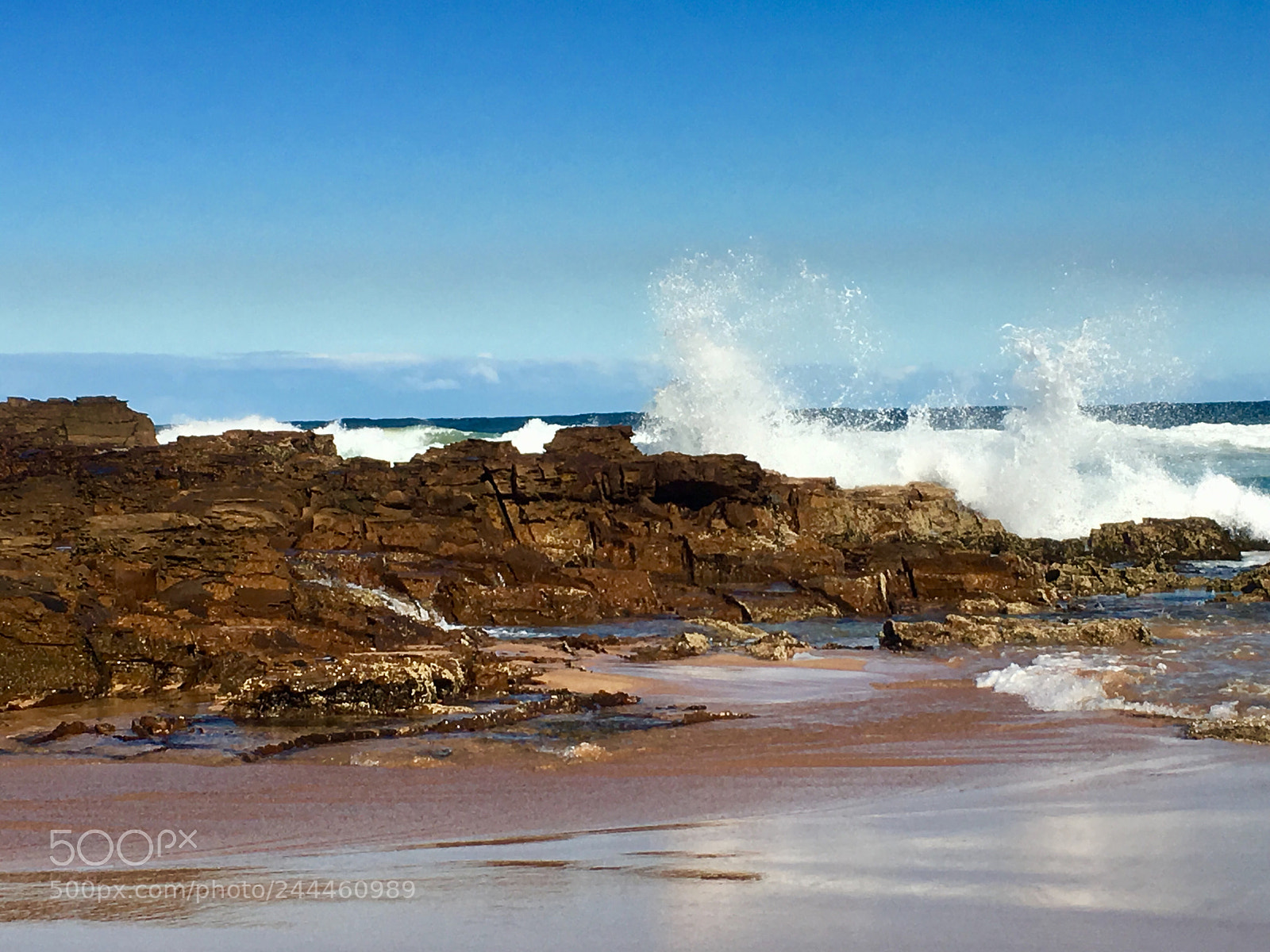 Apple iPhone 6s sample photo. Water crashing on the photography