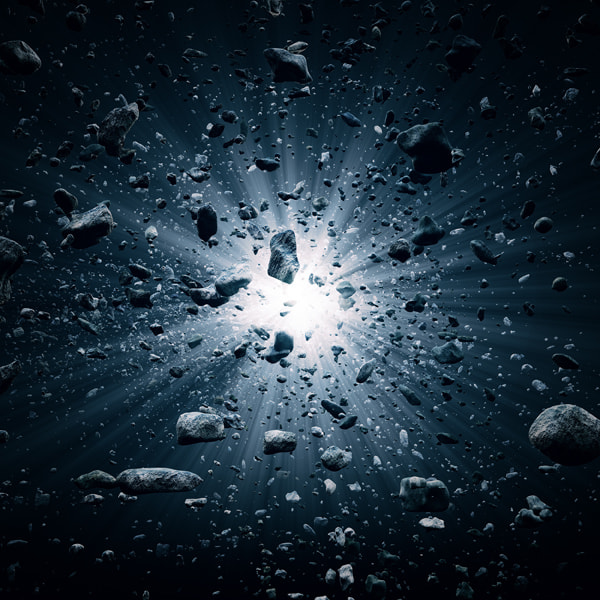 500px.com'da Johan Swanepoel tarafından uzayda Big Bang patlaması