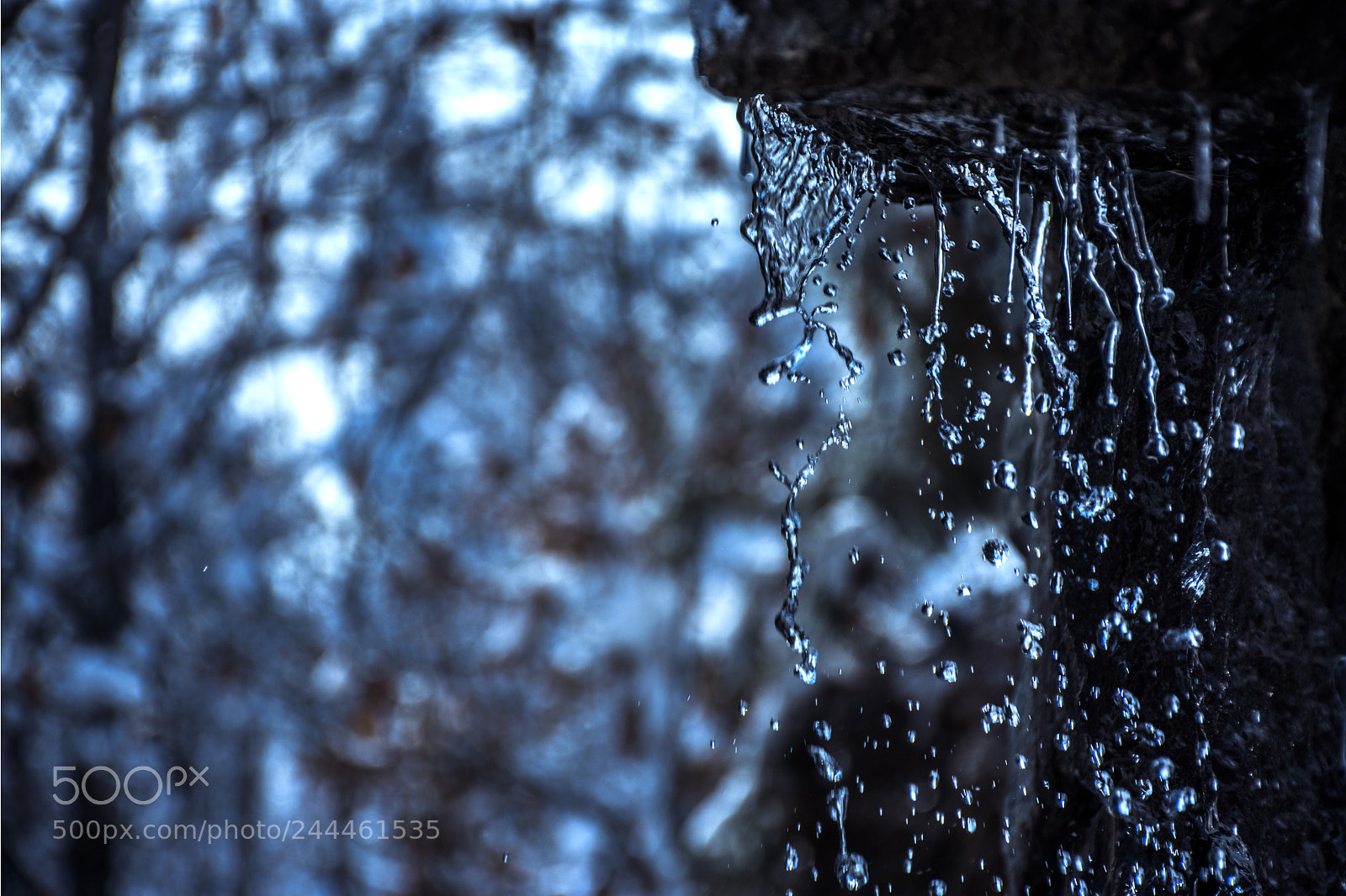 Nikon D7200 sample photo. Frozen water melting and photography