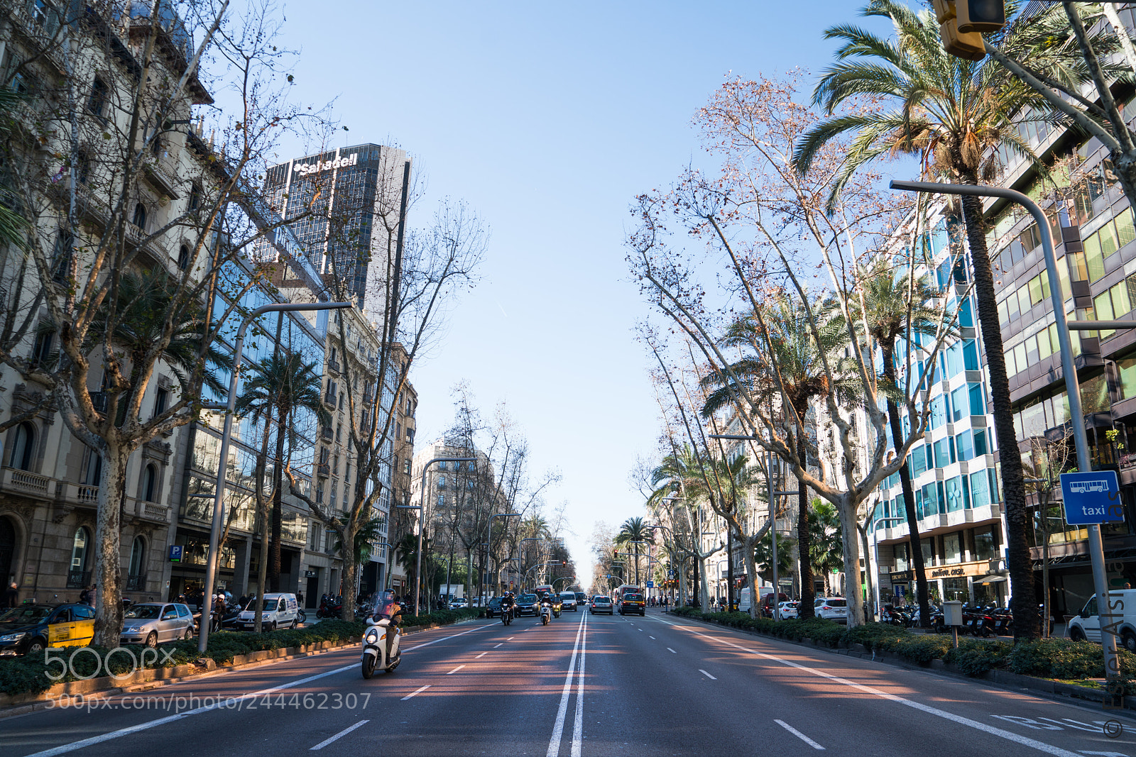 Sony a7R II sample photo. Avda diagonal photography