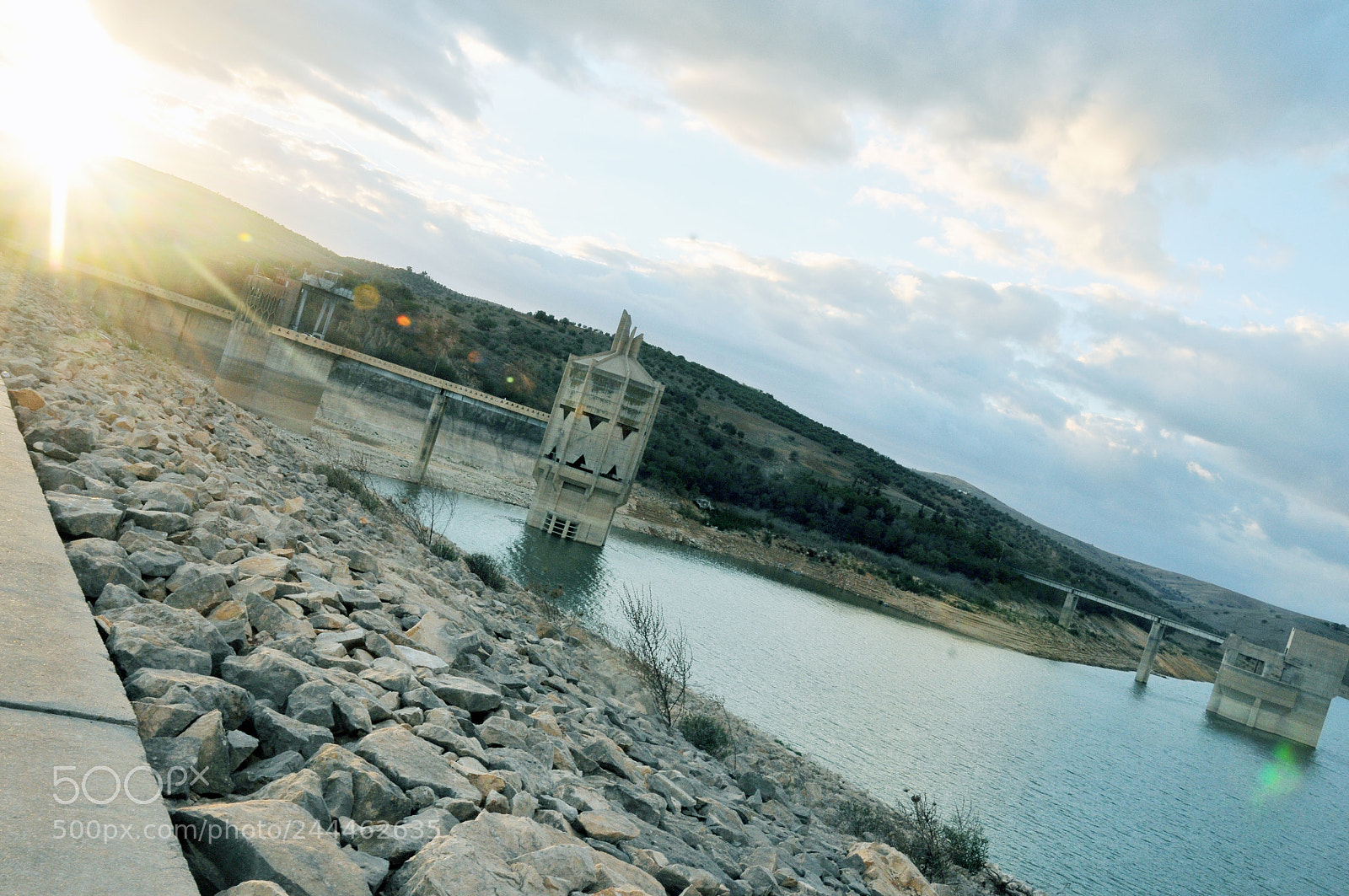 Nikon D300S sample photo. Sidi salem dam " tunisia" photography