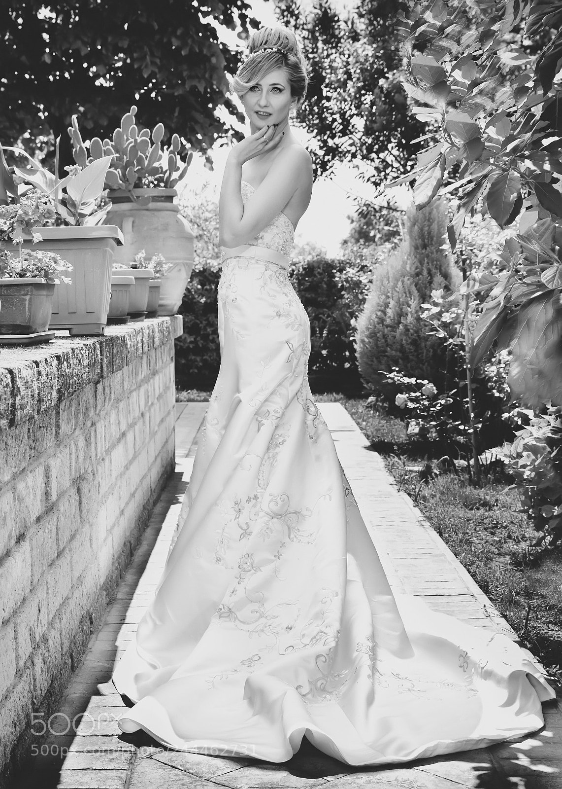 Nikon D610 sample photo. Bride photography