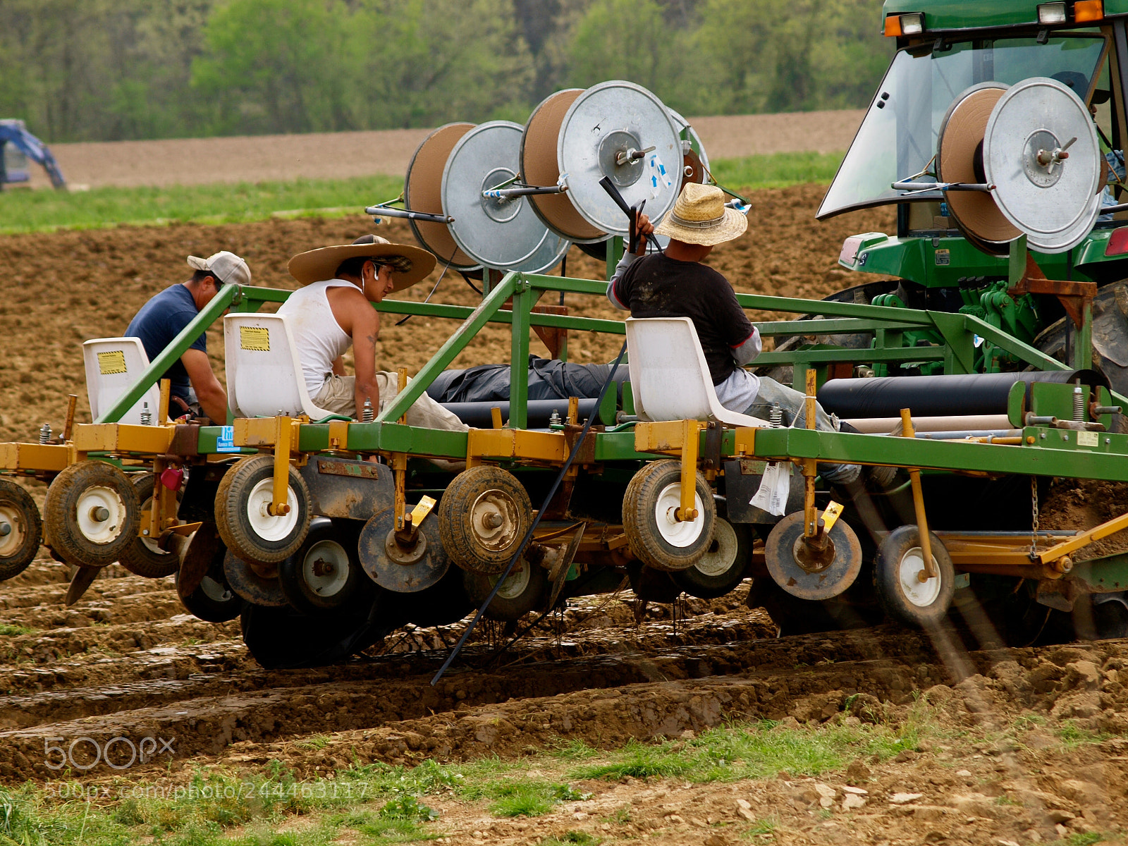 Olympus E-30 sample photo. Farm workers photography