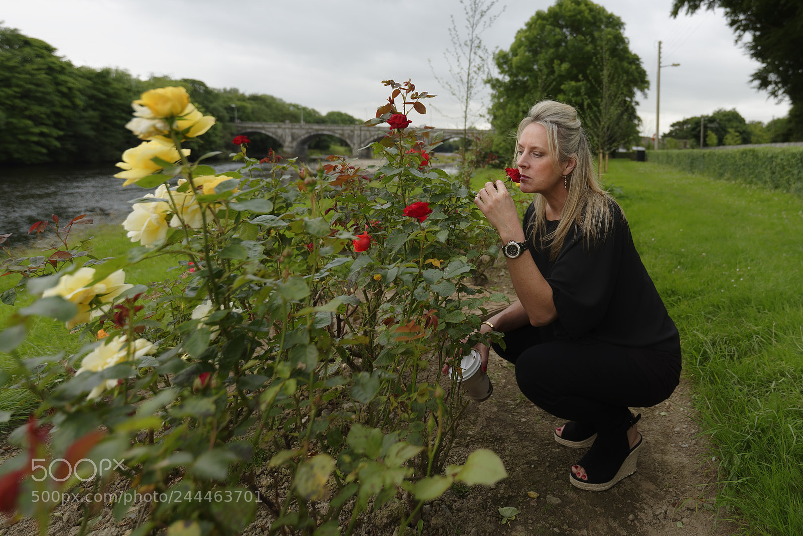 Nikon D810 sample photo. Karen by the river photography