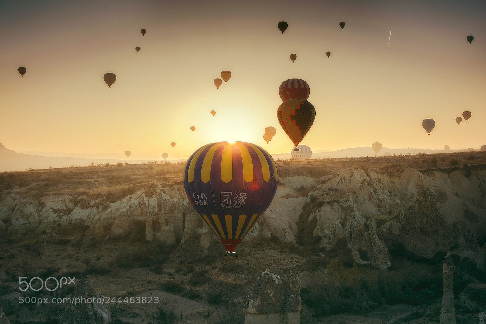 Nikon D7100 sample photo. Sunrise, cappadocia photography