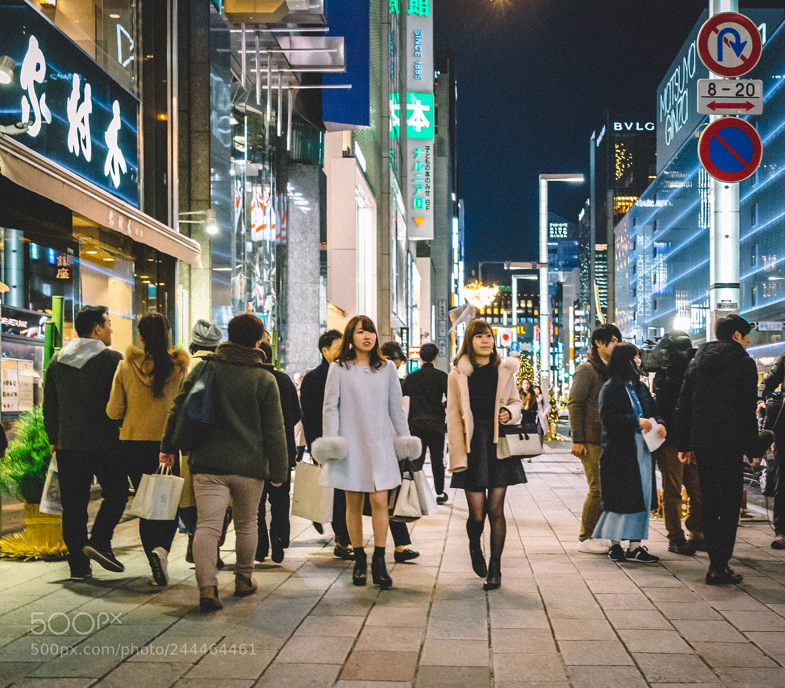 Sony Cyber-shot DSC-RX1 sample photo. Ginza night photography