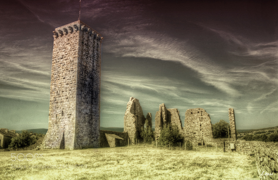 Canon EOS 500D (EOS Rebel T1i / EOS Kiss X3) sample photo. Old tower in lozere photography