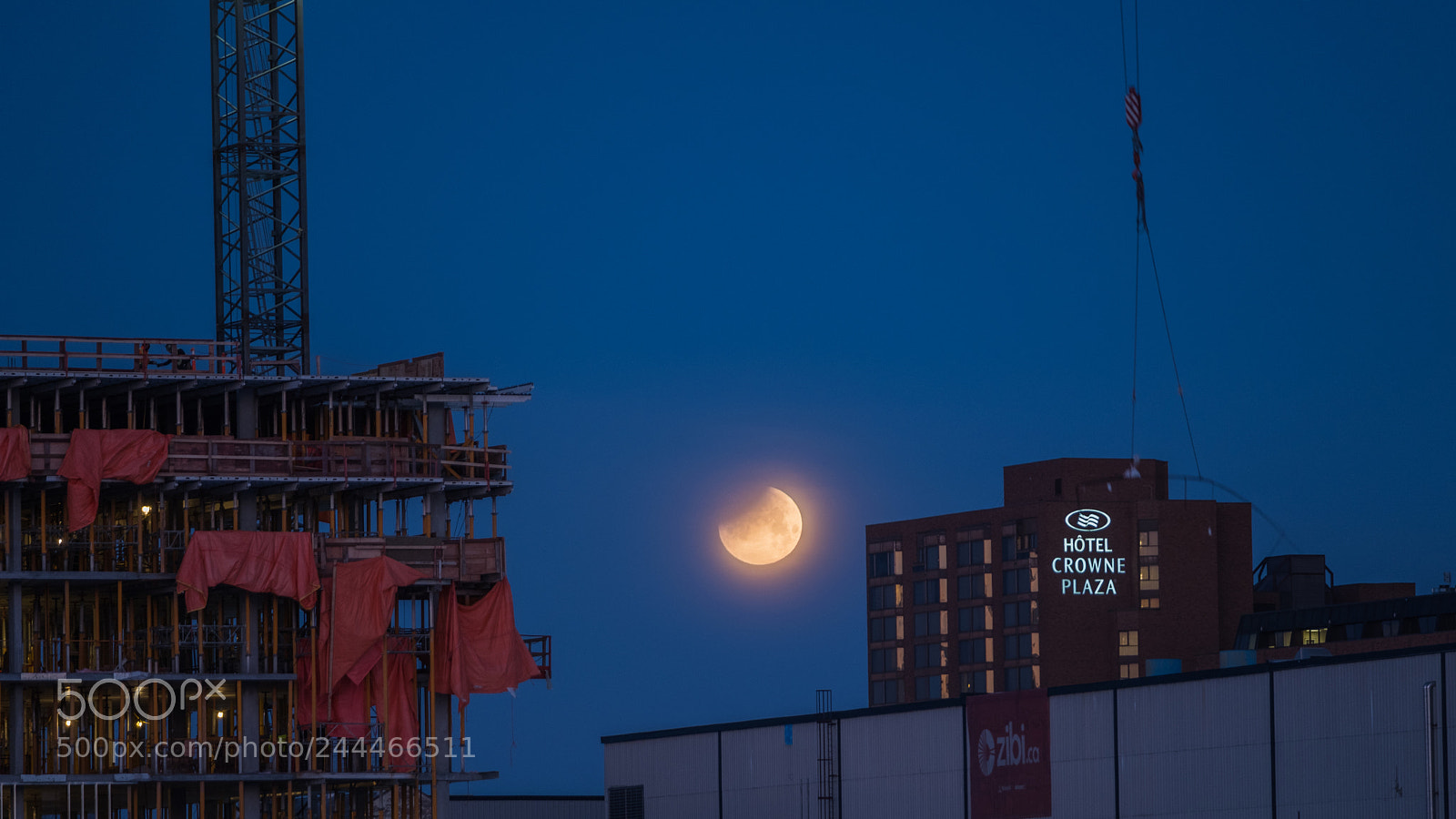 Fujifilm X-T2 sample photo. Gatineau supermoon photography