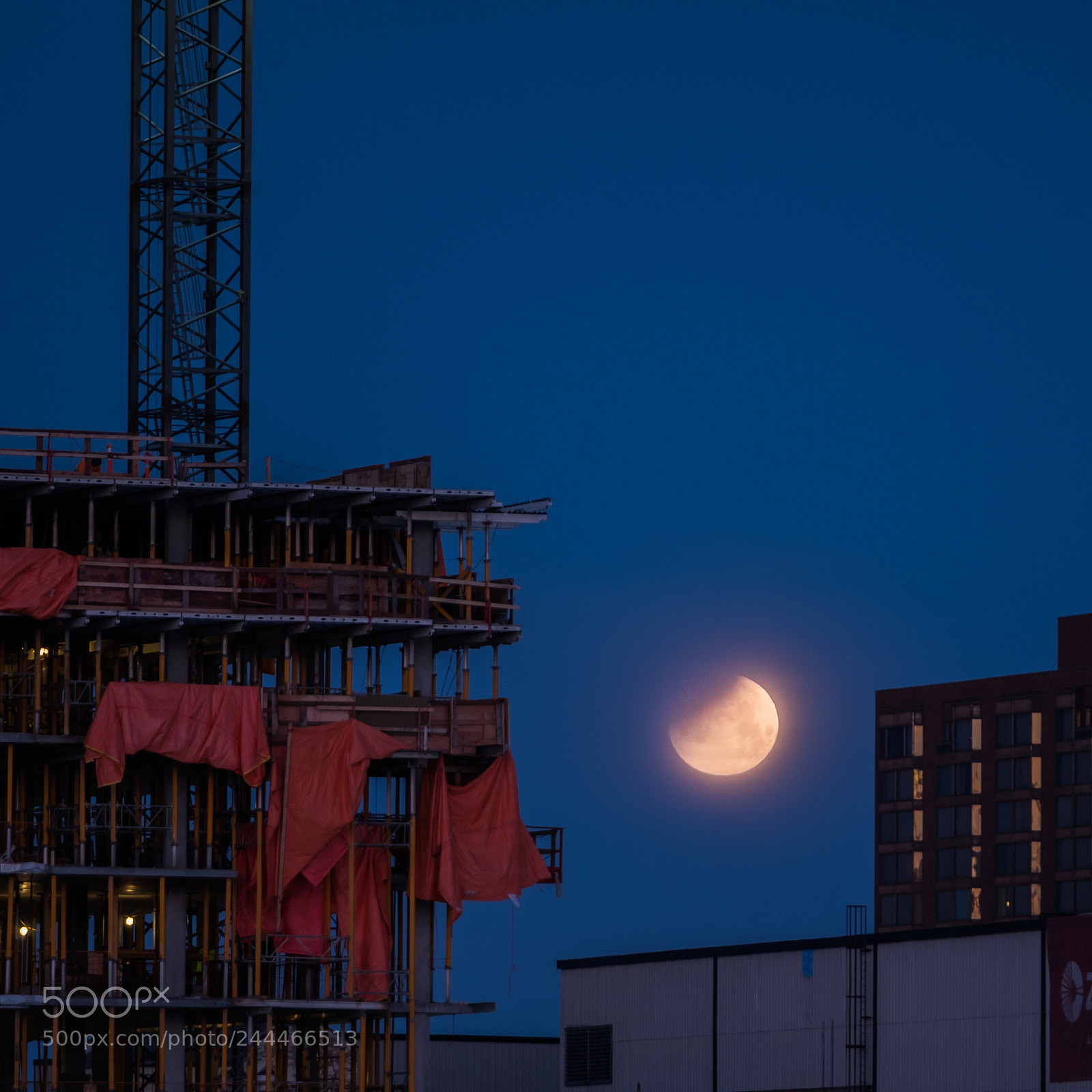 Fujifilm X-T2 sample photo. Gatineau supermoon photography