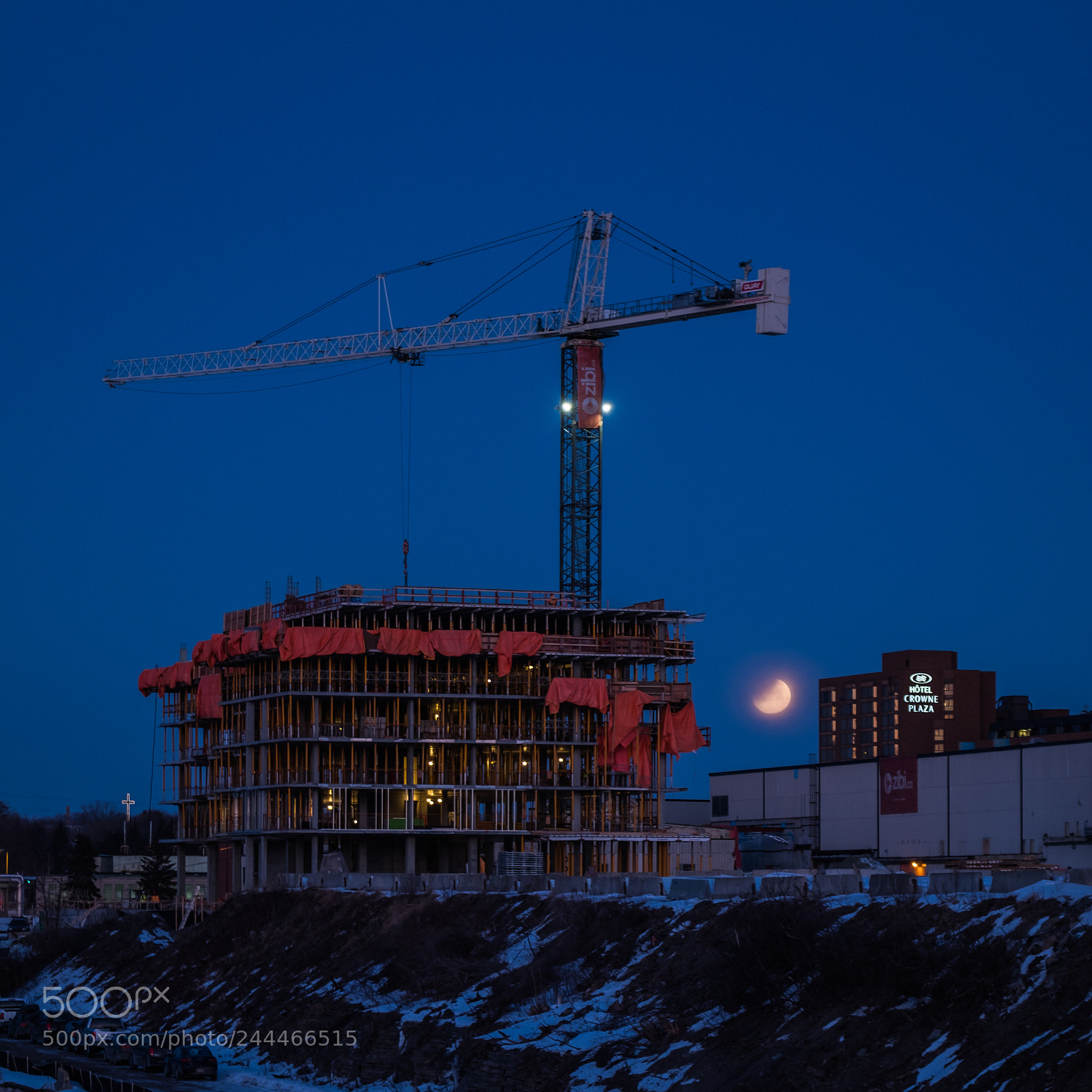 Fujifilm X-T2 sample photo. Gatineau supermoon photography