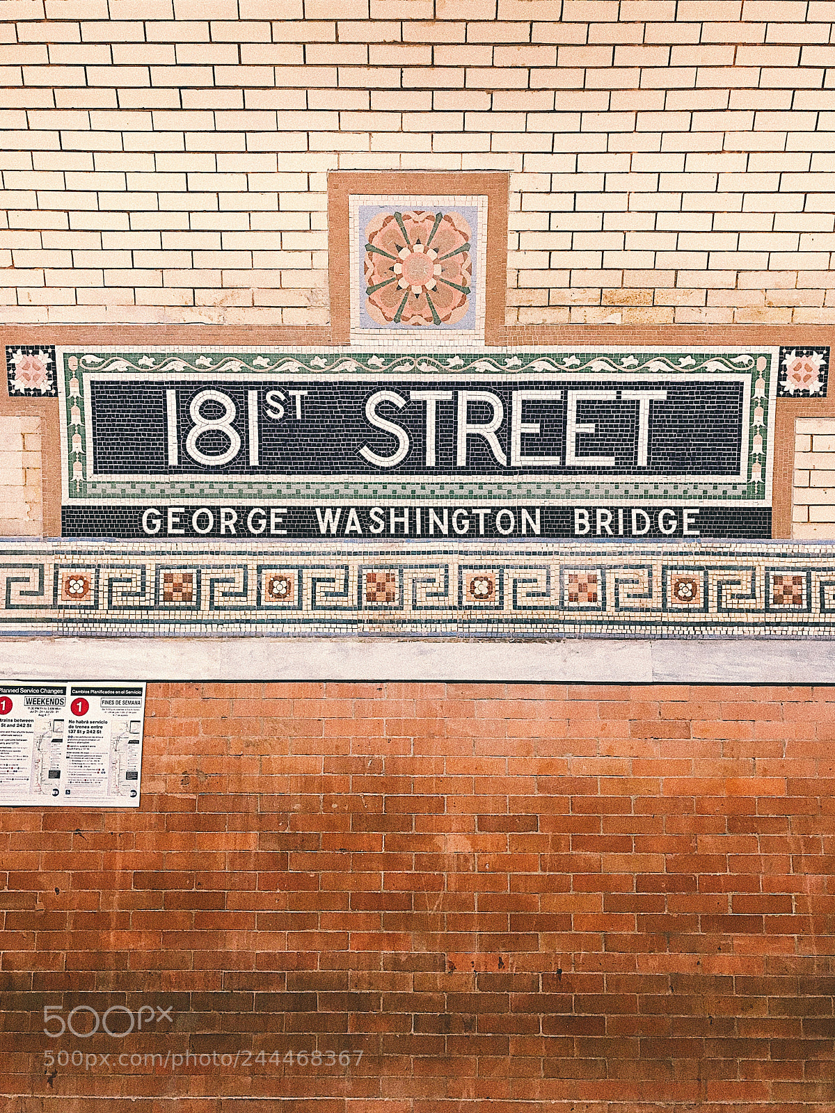 Apple iPhone 7 Plus sample photo. 181st str. station photography