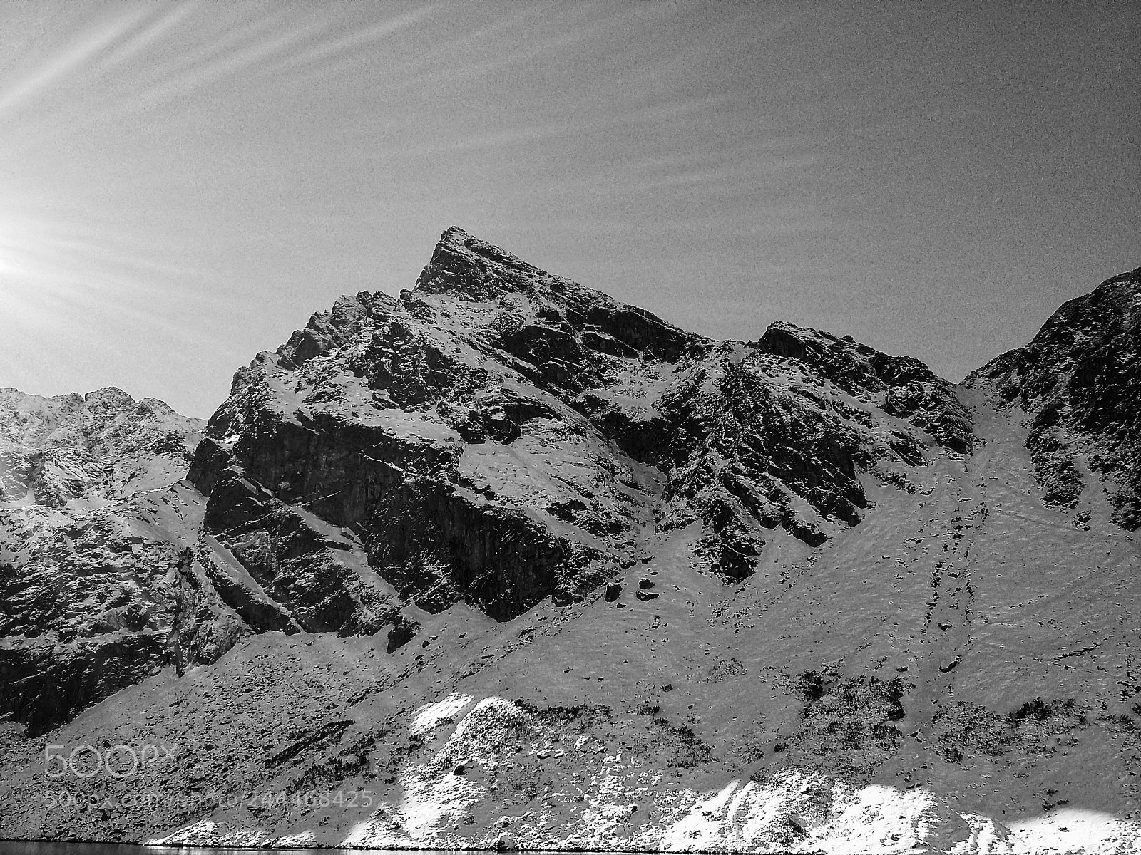 Samsung Galaxy A3 sample photo. Tatras in black'n'white photography