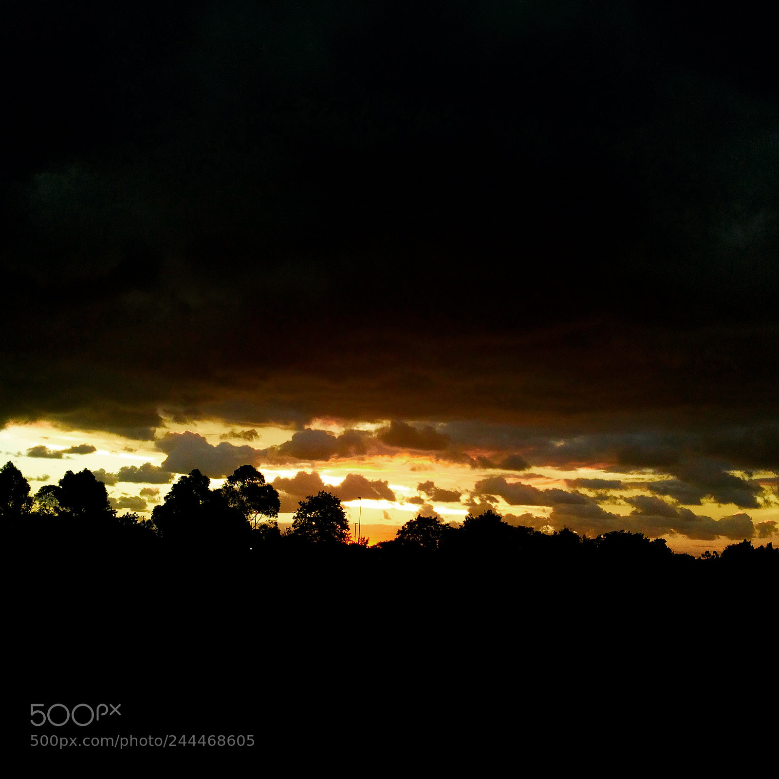 Apple iPhone 5s sample photo. Dark sunset photography