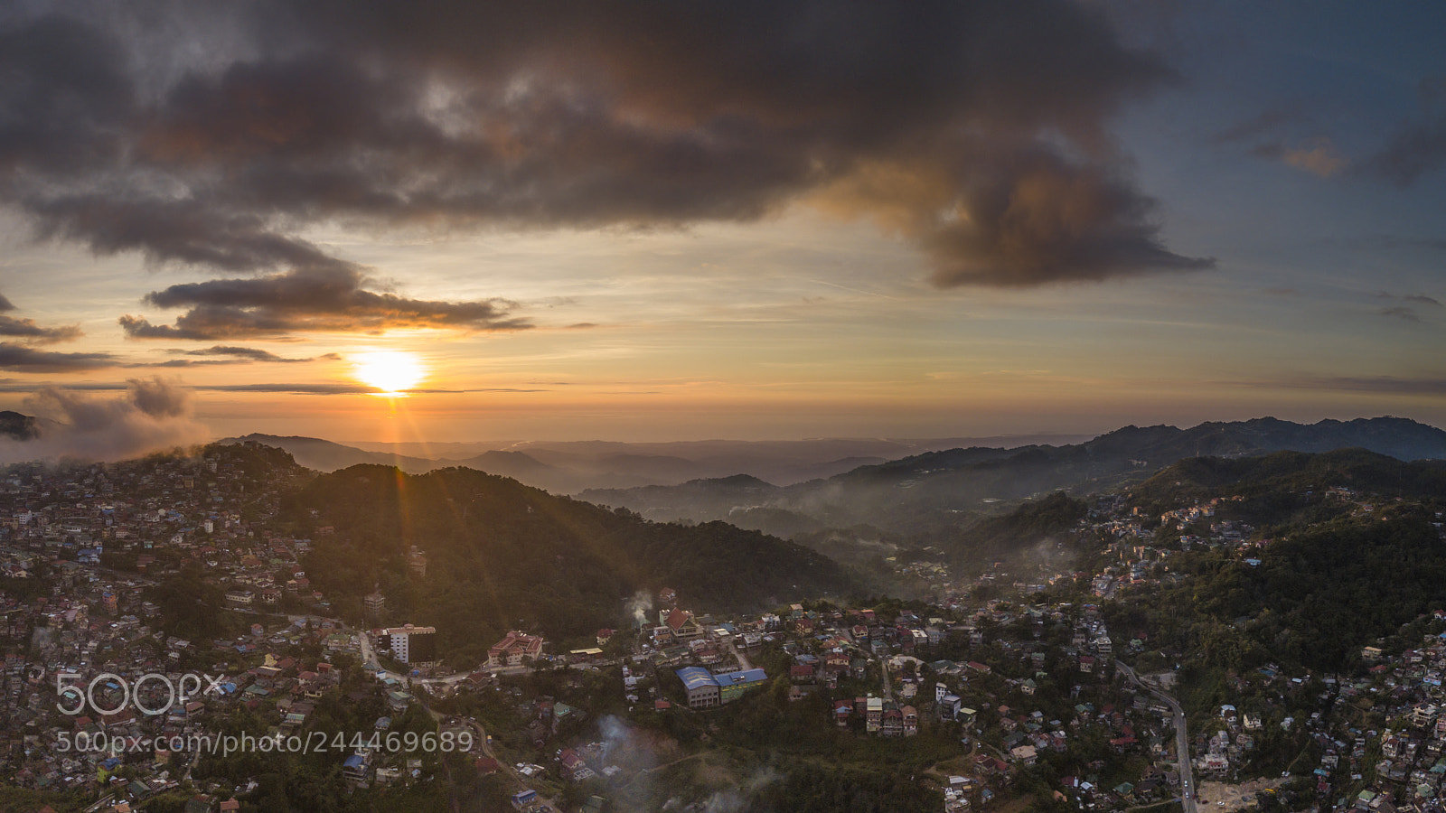 DJI FC220 sample photo. Mountains to sea. photography
