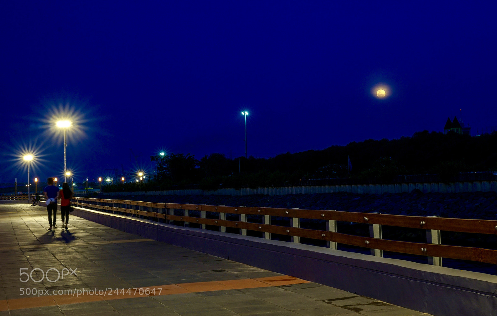 Sony a7R II sample photo. When the supermoon begin photography