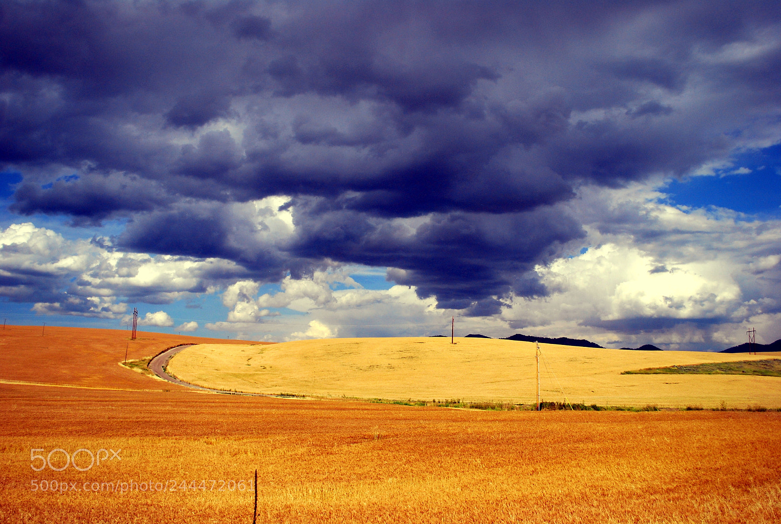 Nikon D60 sample photo. Thunder clouds gather over photography