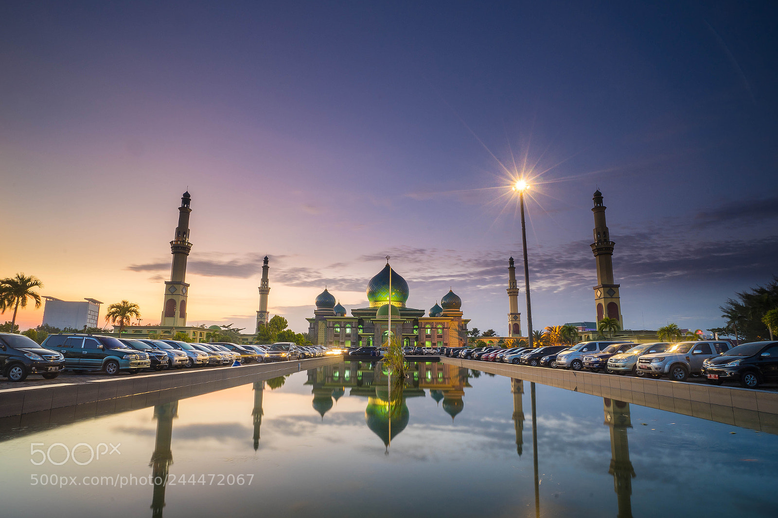 Sony a7 II sample photo. Mosque agung an-nur photography