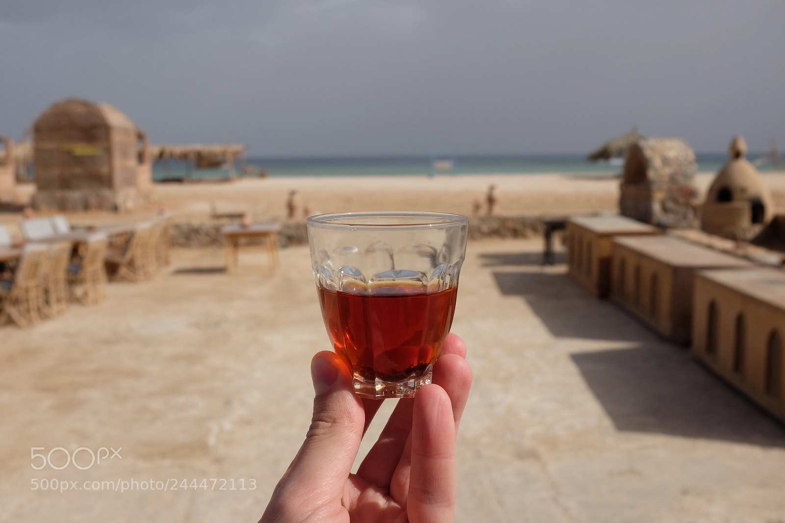 Fujifilm X100T sample photo. Glass of tea on photography