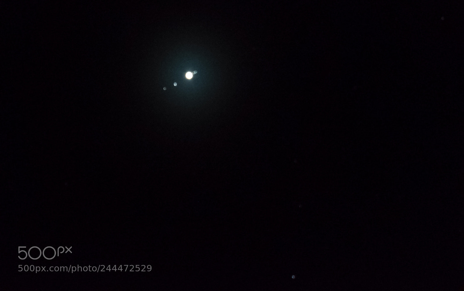 Nikon D500 sample photo. Jupiter with moons photography