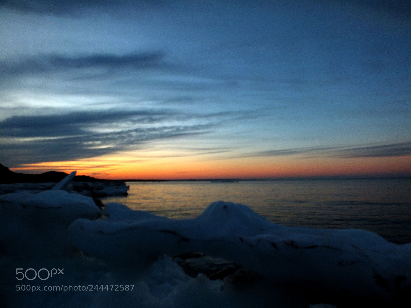 Fujifilm FinePix HS30EXR sample photo. Ice trail photography