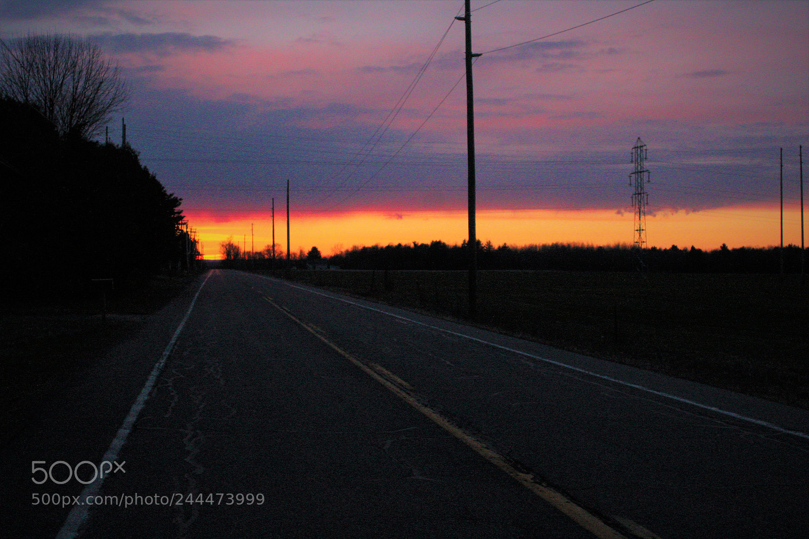 Canon EOS 1200D (EOS Rebel T5 / EOS Kiss X70 / EOS Hi) sample photo. Sunset on route 29 photography
