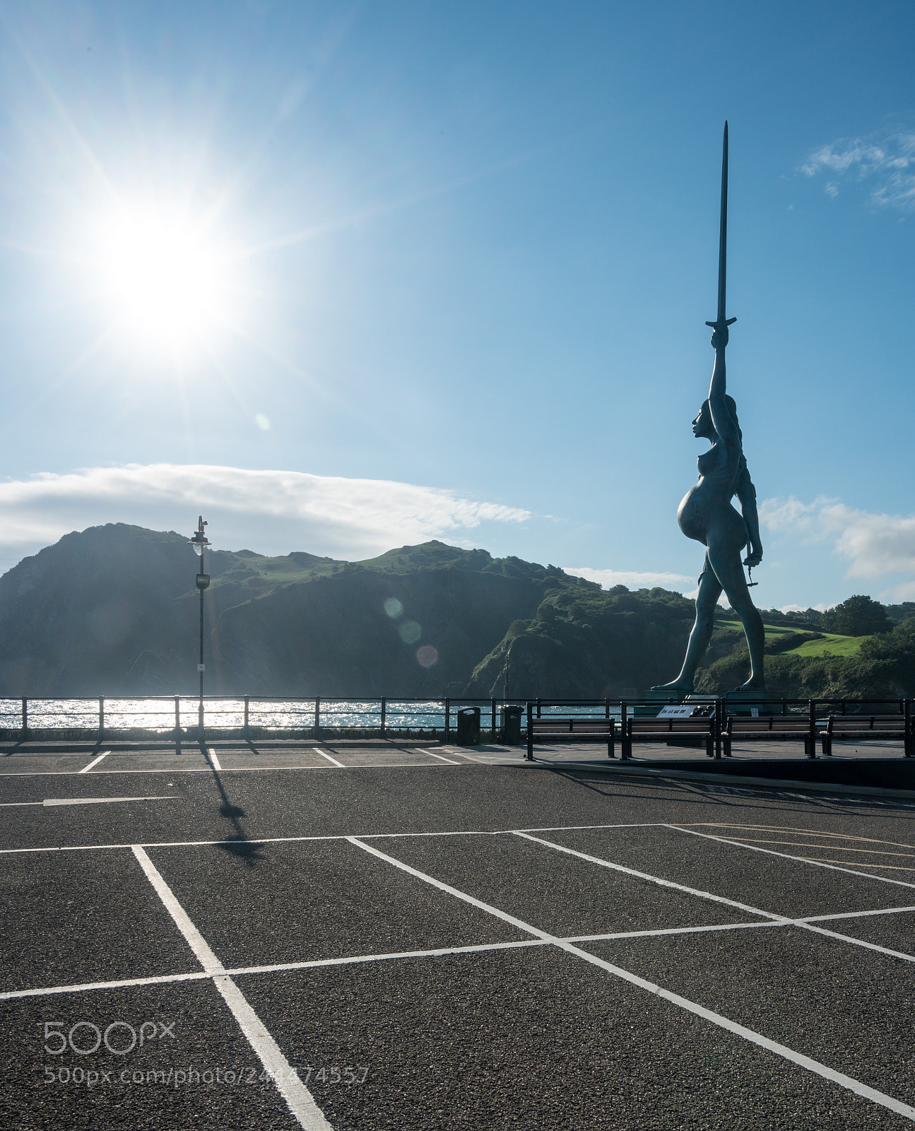 Sony a7R II sample photo. Damien hirst statue verity photography