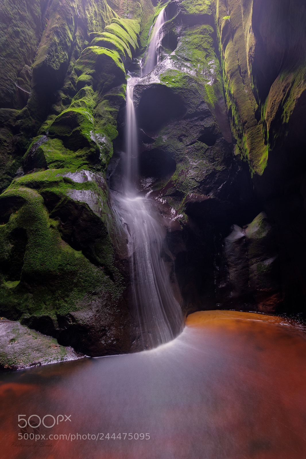 Nikon D610 sample photo. Hidden waterfall photography