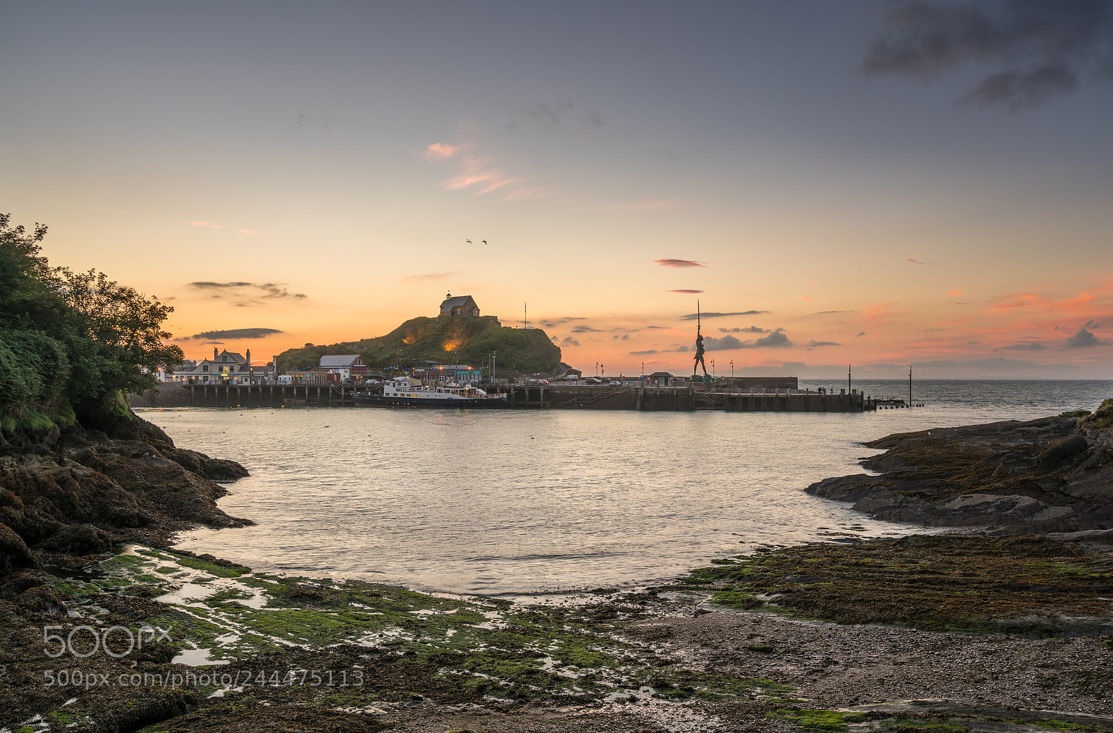 Sony a7R II sample photo. Sunset over the tourist photography