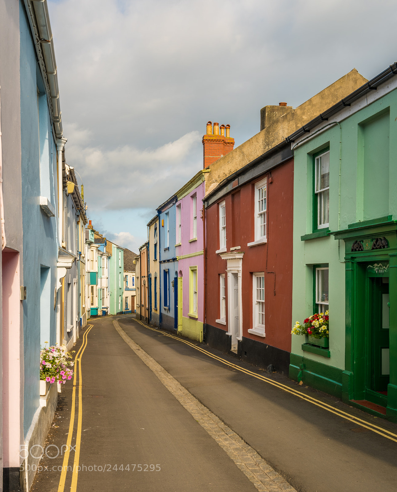 Sony a7R II sample photo. Colorful painted houses in photography