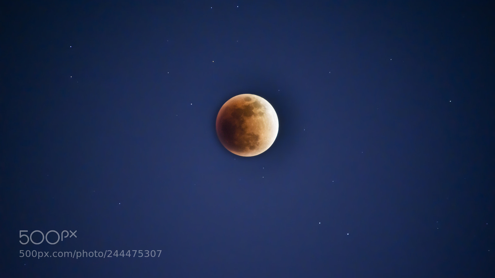 Nikon D3400 sample photo. Moon eclipse photography