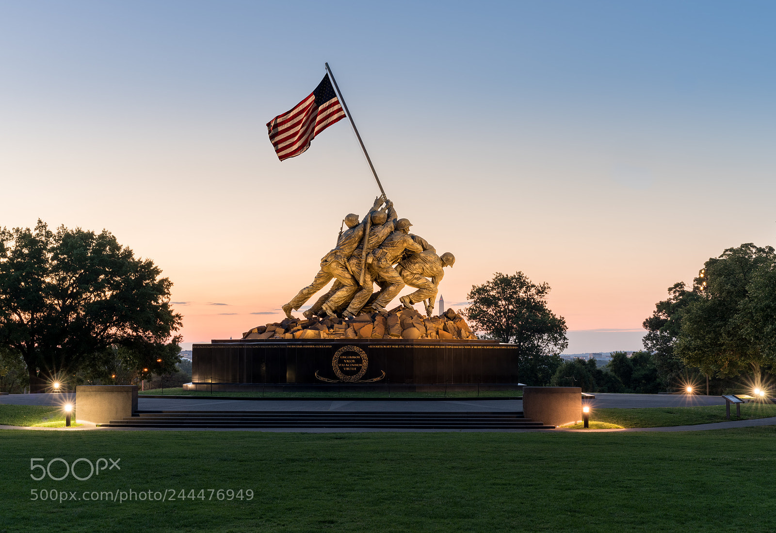 Sony a7R II sample photo. Iwo jima memorial at photography