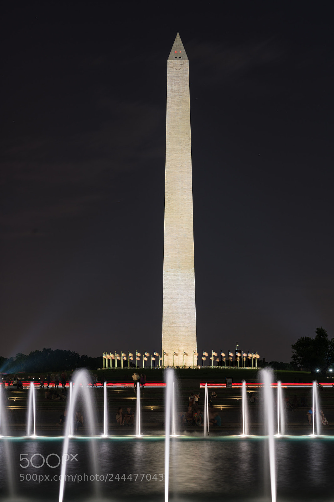 Sony a7R II sample photo. Fountains at world war photography
