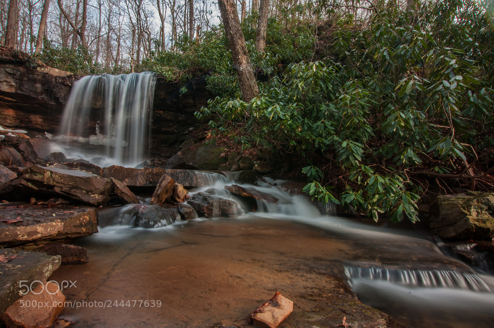 Nikon D300 sample photo. Cole run falls 1 photography