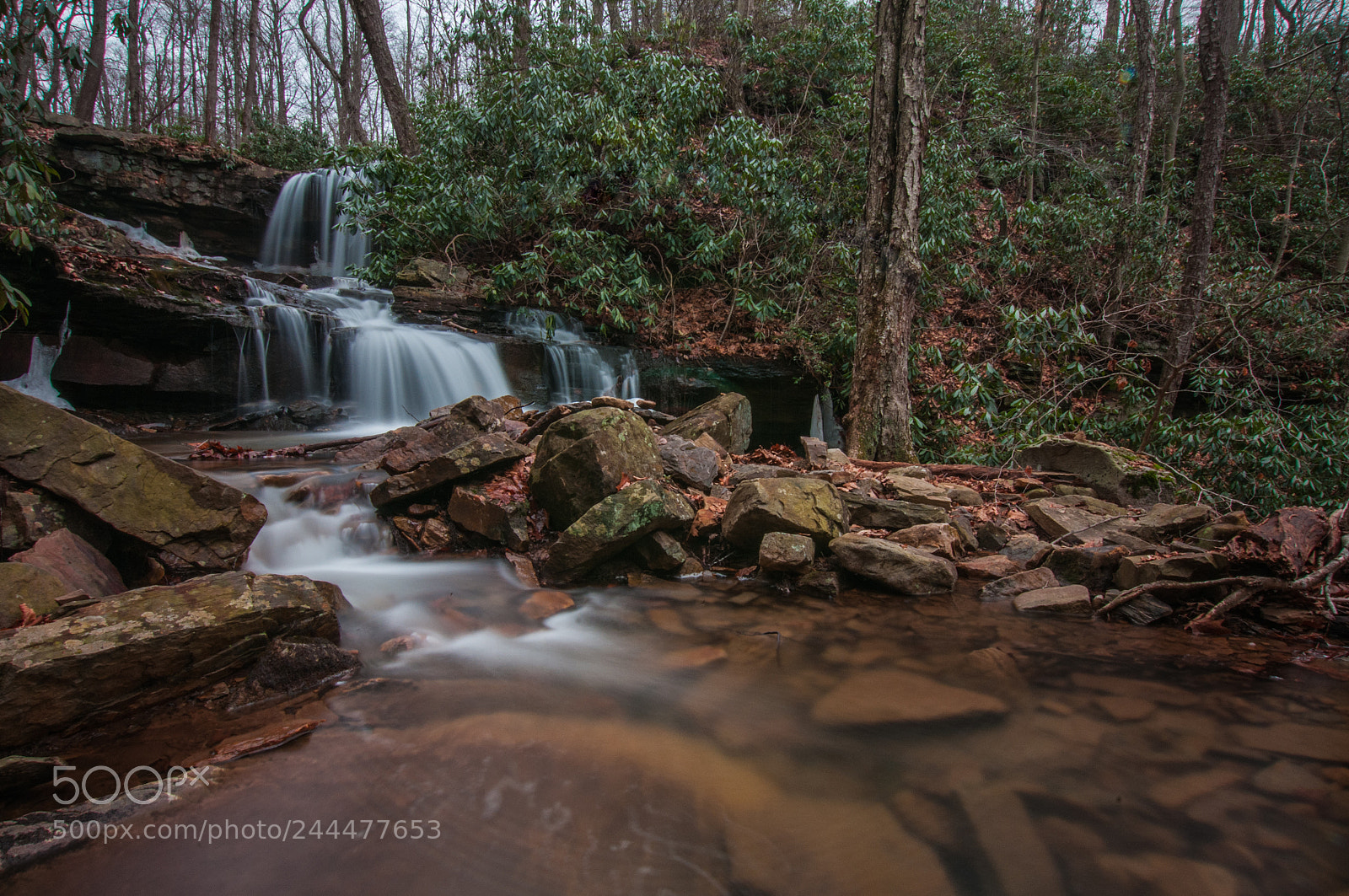 Nikon D300 sample photo. Cole run falls 3 photography