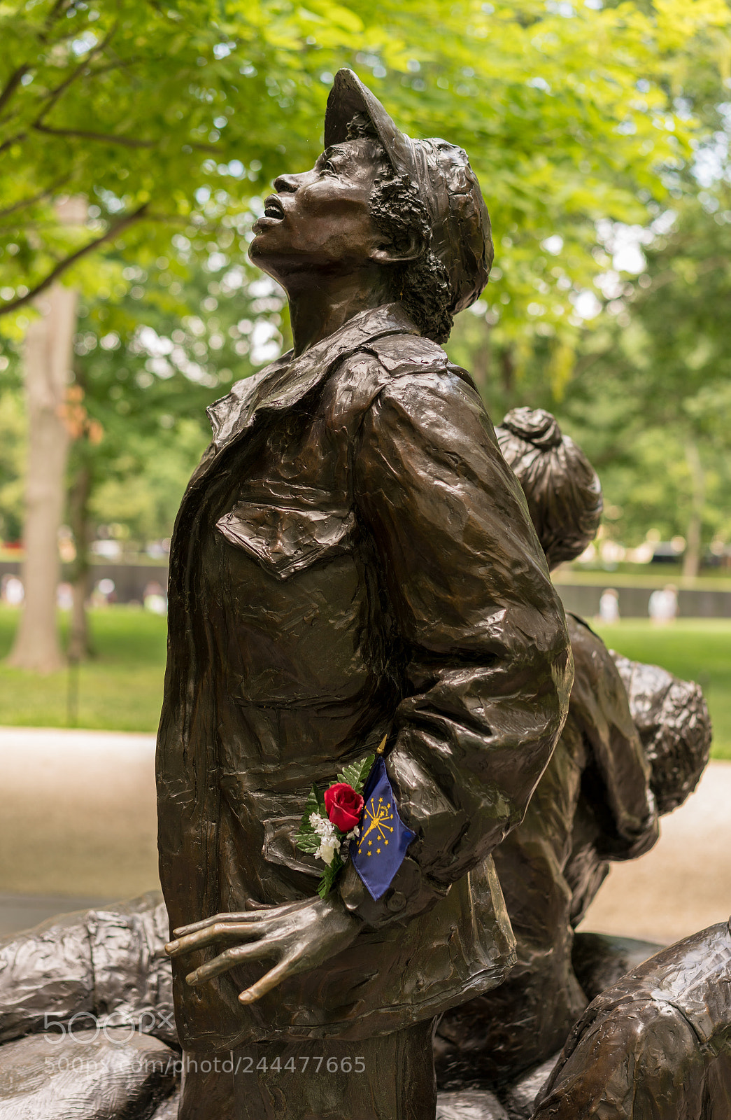 Sony a7R II sample photo. Women's vietnam memorial in photography