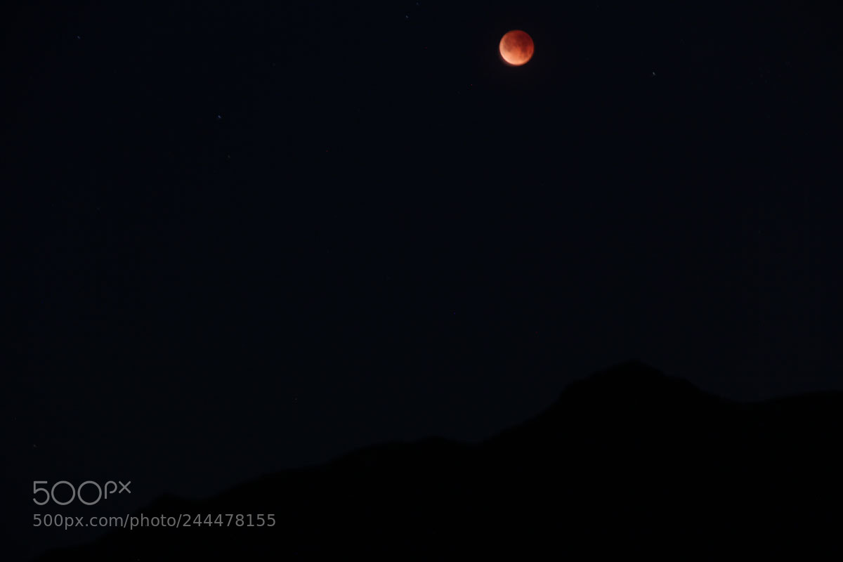 Canon EOS 60D sample photo. Lunar eclipse photography