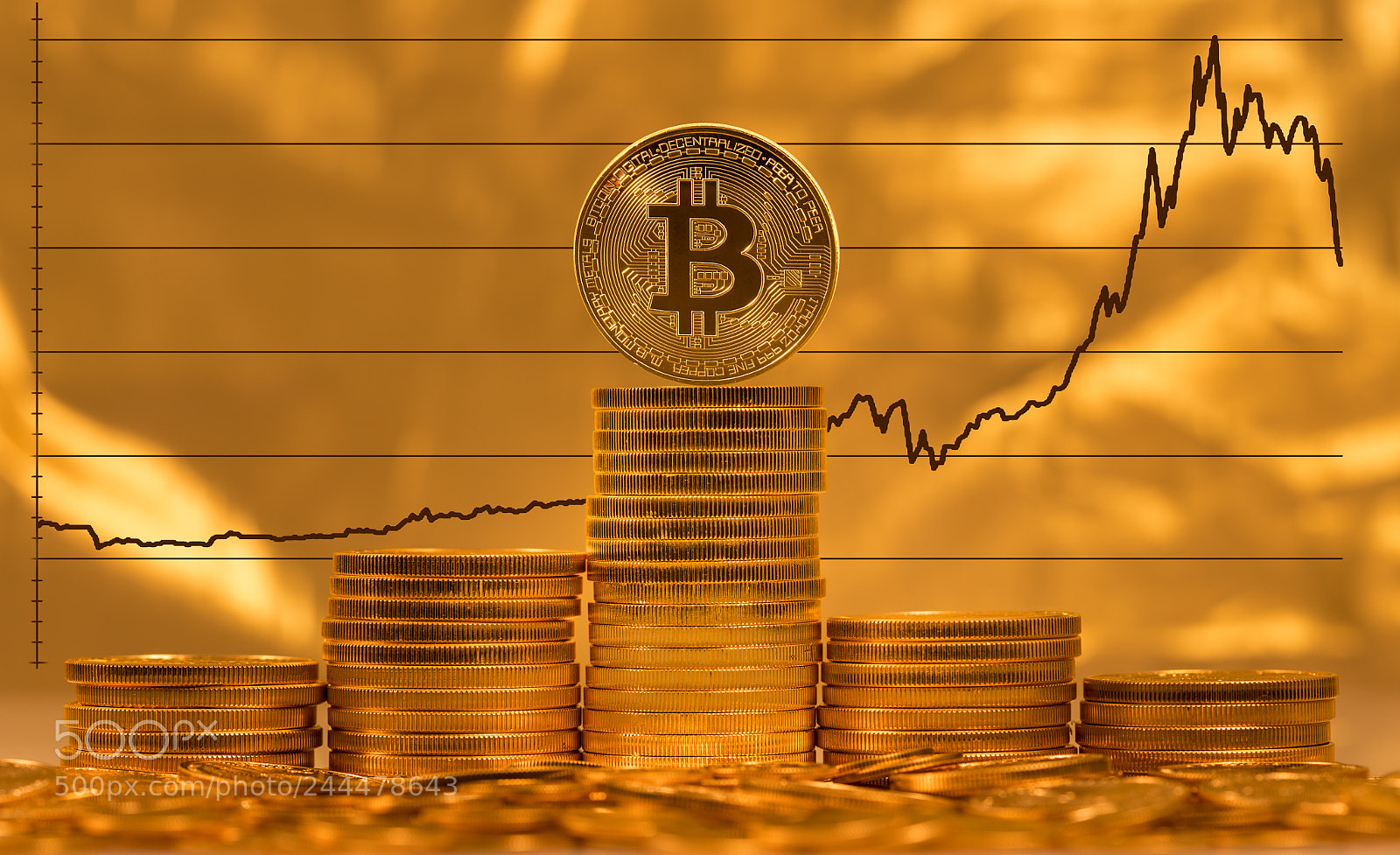 Sony a7R II sample photo. Bitcoin against background of photography